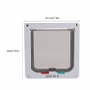 Size S 4 Way Lockable Pet Cat Small Dog Flap