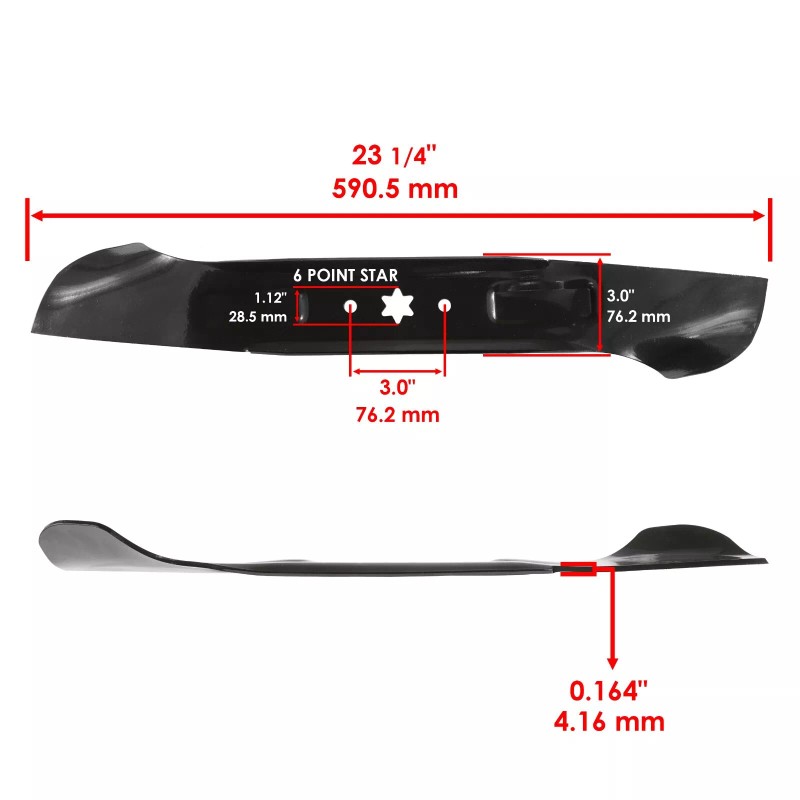 Troy Bilt 2 Pack 46" Deck Blade for Troy Bilt