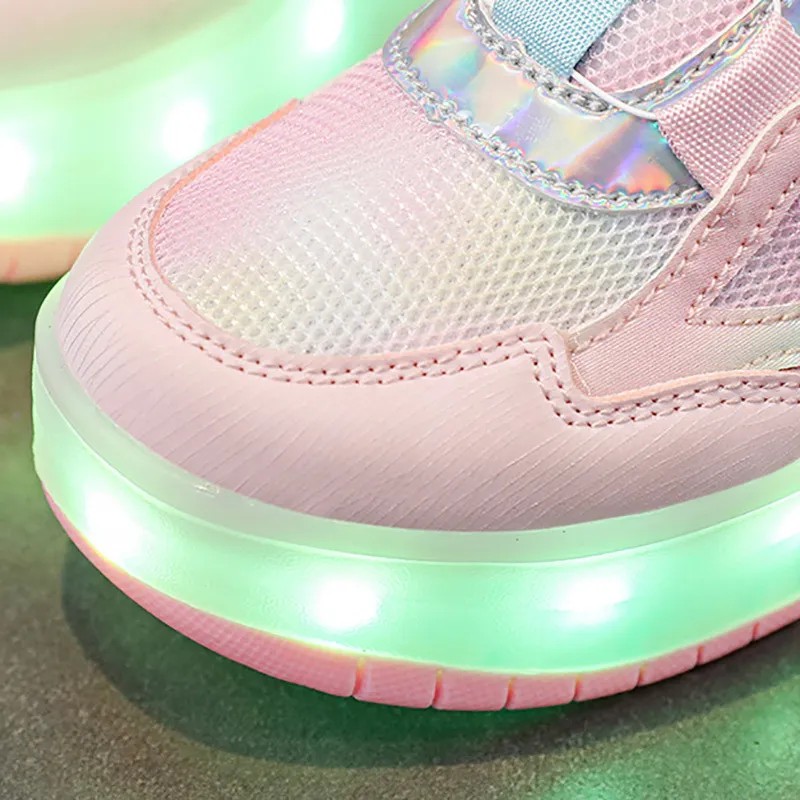Zapatillas De Patinaje Transpirables Sobre Ruedas Led