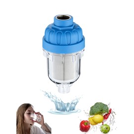 Water Sediment Pre Filter (40Micron - 3/4") SUS304 Stainless Steel Cleaning Filter Removes Rust, Bacteria and Heavy Metals from Water for Drinking, Cooking, Showering, Washing