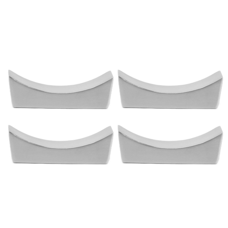 4Pcs Stainless Steel Chopstick Rest Boat Shape Chopstick Spoon Knife