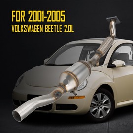 KAC Catalytic Converter Stainless Steel Replacement for Beetle 2001-2005, Golf 2002-2006, J-e-t-t-a 2002-2005, Catalytic Converters OEM Replace 54582 - EPA Compliant