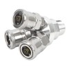Kadimendium 3 Way Quick Coupler Quick Connect Air Hose Splitter