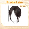Hair Toppers for Thinning,Women Real with Bangs, Light Brown Hair