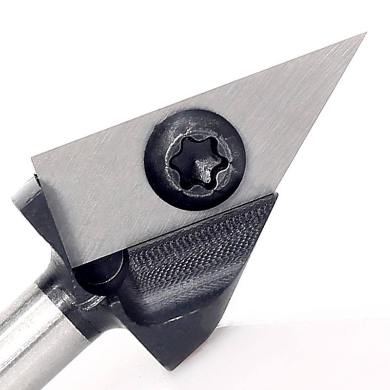 Insert Carbide V-Groove 45-Degree Router Bit 1/4 Inch Shank, Replacement