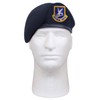 Rothco Inspection Ready Beret with USAF Flash - Midnight Navy