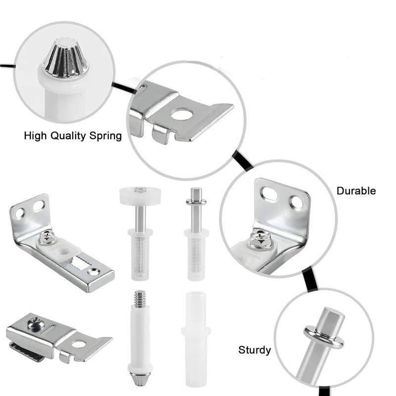 6 Pcs Bifold Door Repair Kit Folding Door Hardware Repair