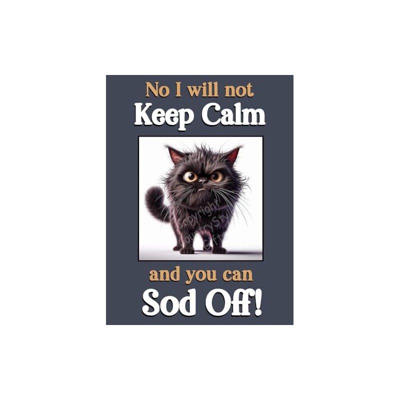 Generic Funny Black Cat Kitten funny flexible fridge magnet gift