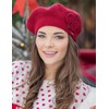 Vivisence Winter Women's Elegant Beret with Classic Design for Ladies