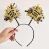 WLBON 2 Pcs Happy New Year Headband Star Hair Hoops