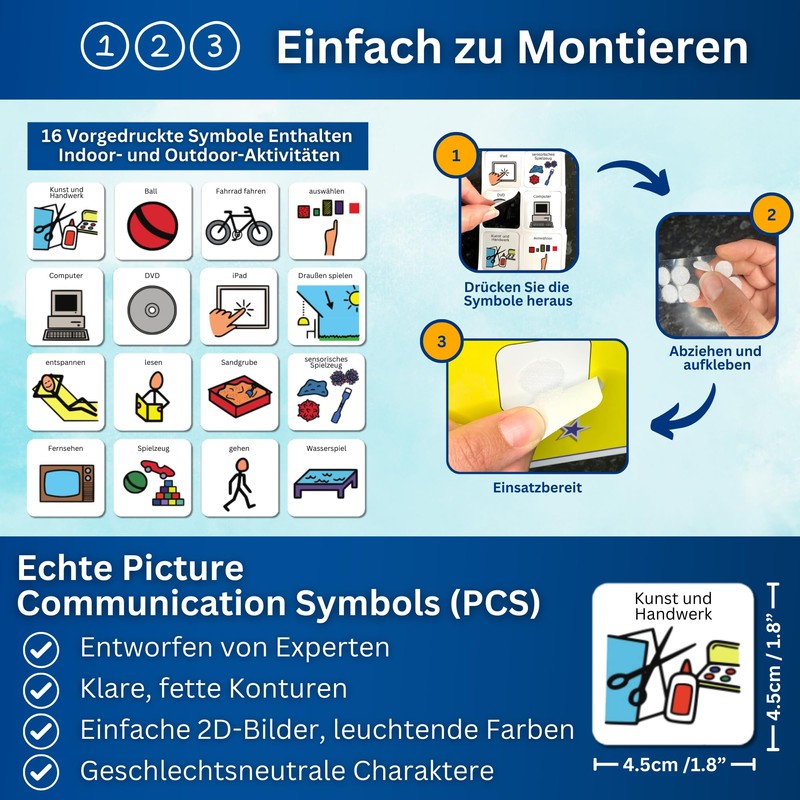 Activity Selection Nonverbal Communication Board - Autism Aids - 16