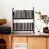 2 Pack Stackable CD Holder Organizer Rack, CD Storage Tower