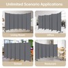 Room Divider Large 1 Panel Privacy Screen,Portable Room Partition on
