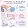 2 PCS No Pump 3D Vacuum Storage Bags, No Pump