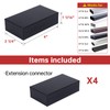 Muzata HT10 HL10 HT14 Flat Handrail Accessories - 4Pack 100mm