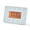 Francfranc Avisco Radio Digital Clock, Blue, Table Clock, Sparkle, Compact,