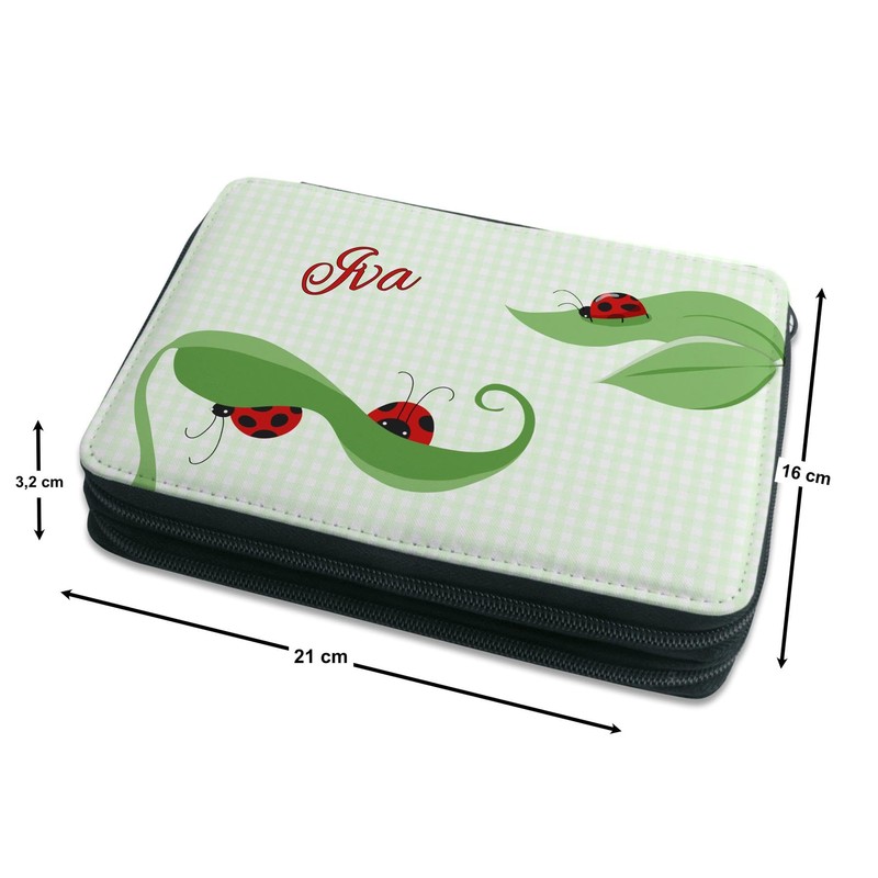 CreaDesign Children's Pencil Case with (Desired) Name, Unique Pencil Case