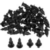JUTOSU 100pcs 6mm Hole Diameter Clips Automotive Rivet Fastener Mud