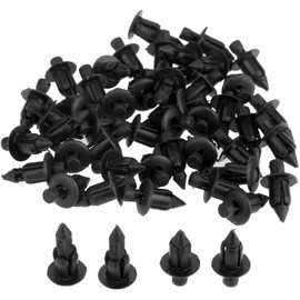 JUTOSU 100pcs 6mm Hole Diameter Clips Automotive Rivet Fastener Mud Flap Bumper Fender Clips Plastic Rivet Trim Clips Retaining Clips Fit For Suzuki Yamaha