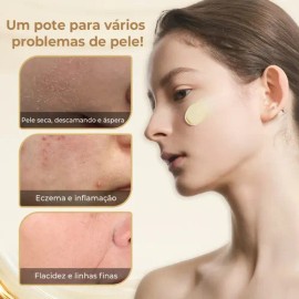 Crema Facial Oukeya Hidratante con Sebo y Miel para Piel Seca, 50g