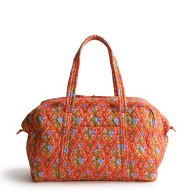 Vera Bradley Premium Cotton Miramar Weekender, Garden Paisley