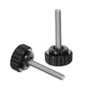 sourcing map 6pcs Knurled Clamping Knobs M5 x 30mm Metric