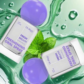 Portable Oral Spray, Breath Freshener and Gum Care Spray, Mouth Cleanser for Travel, Office, School, Dating, and On-the-Go Oral Hygiene