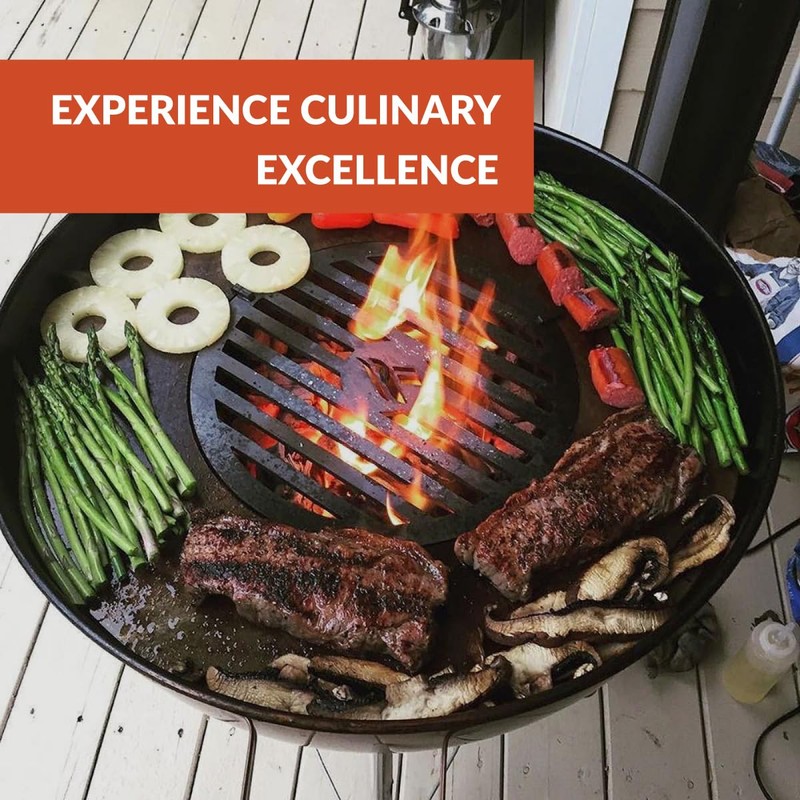 ARTEFLAME Grill Grate for Charcoal BBQ Grills | Premium Flat