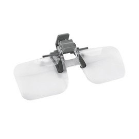 2X Clip On and Flip Up Magnifiers Reading Magnifying Glasses Hands-Free Magnifying Glasses for Reading Newspaper Instructions