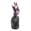 Ain't It Nice Dragon Statue Rock Faux Geode Cavern brillante