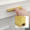 goldenwarm 5 Pack Adjustable Gold Cabinet Handle,Drawer Pulls 1-3/8" to