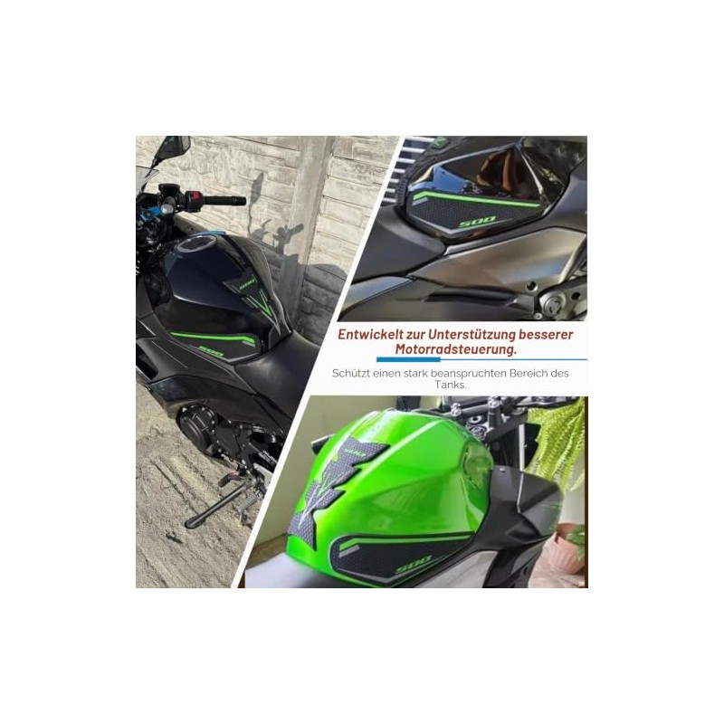 Motorcycle Accessories Non-Slip Side Fuel Tank Pads Protector for NINJA
