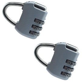 SDTC Tech 2-Pack Mini Antique Password Padlock Retro Vintage Style Handbag Shape Locks，Silver