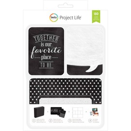 Becky Higgins Project Life Value Kits-Good Times (180 Pieces), Black White, Pest Repeller v.409