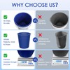 5 Gallon Bucket Liner Reusable Rubber Liner for Concrete Thinset