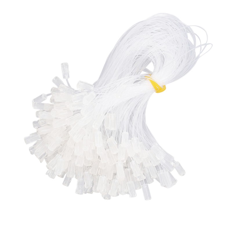 200pcs Invisible Fishing Line Elastic Wire for Hair Extensions Transparent