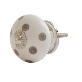 Knober 1 x Mac Coffee Latte Cream Earth-Coloured Furniture Knobs 40 mm Knob Door Handle Thread Metric M3