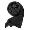 Hijab Premium Jersey Style Head Scarf Long Wrap Shawl (Black)