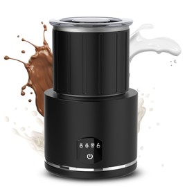 Stellagro Milk Frother and Steamer, 14.5 fl oz – Automatic Hot & Cold Foam Maker with Magnetic Whisk, Electric Milk Warmer for Coffee, Latte, Cappuccino & Hot Chocolate