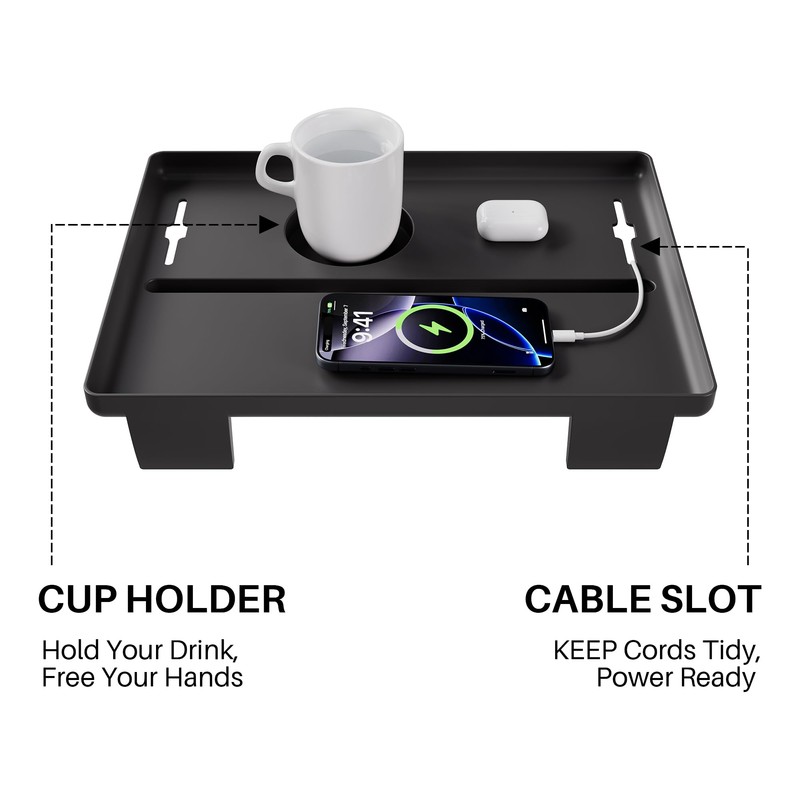JOYMOOP Clip-On Bedside Shelf for Bunk Beds, Dorm Room Essentials,