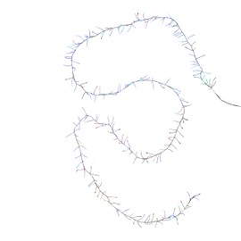 Kurt Adler 240-Light RGB Twinkle Fairy Cluster Light Set