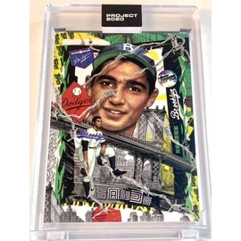 2020 Topps Project 2020 Baseball #99 Sandy Koufax Brooklyn Dodgers by Artist Tyson Beck 1955 Topps Online Exclusive Limited Production