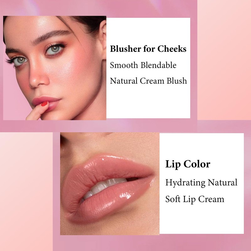 Liquid Blush Blusher, Soft Cream Blushes Blush, Nude Pink Blush