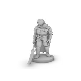 Werebear Knight Tabletop DND Gaming Miniature
