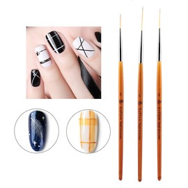 Fine Details Nail Art Liner Brush, Practical Portable Drawing Flowers Nail Art Liner, for Professional Personal