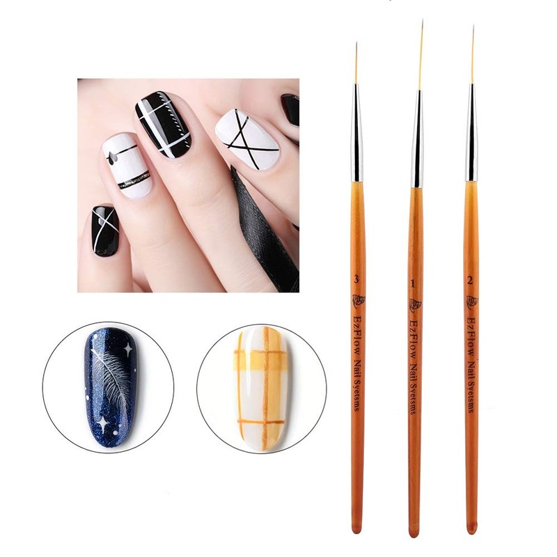 Fine Details Nail Art Liner Brush, Practical Portable Drawing Flowers