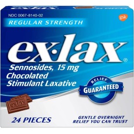 Ex-Lax SM Ex-Lax Pieces Regular Strength 24 Each