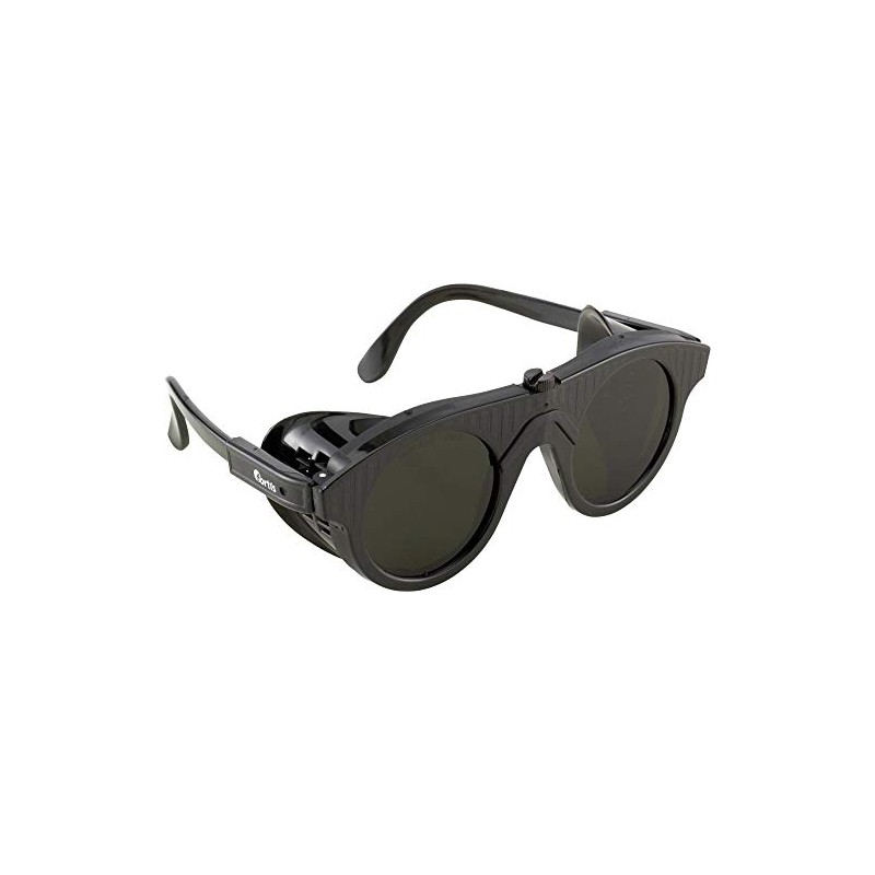 FORTIS Schweißerschutzbrille Berlin V - Universal-Nylonschutzbrille mit Seitenschutz, Verstellbare Bügel,