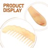 FOMIYES Natural Horn Detangler Comb for Scalp Massage and Styling