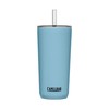 CamelBak Stainless Steel Vacuum Insulated Straw Tumbler, Dusk Blue, 600